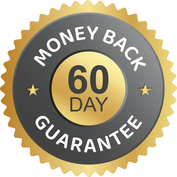 60 day money back guarantee